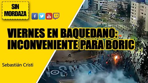 Viernes en Baquedano: Un inesperado inconveniente para Boric