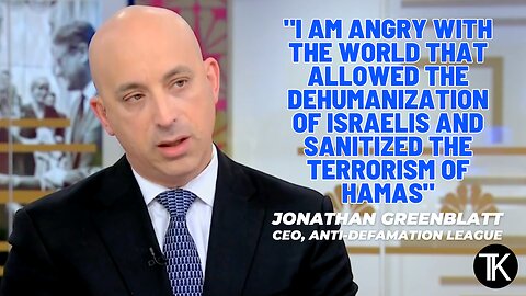 ADL’s Greenblatt calls out MSNBC over Hamas Invasion coverage LIVE on air