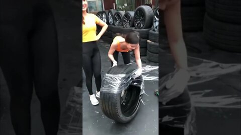 Would You Buy Your Car Tires From These Chinese Girls?