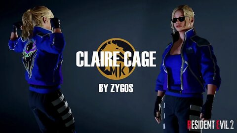 Resident Evil 2 Remake Claire Cage MK11 outfit mod [4K] Exclusive Mod WIP