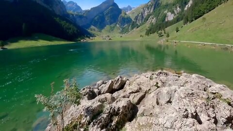 This ~ place is very relaxing Seealpsee, one of the best places in Switzerland