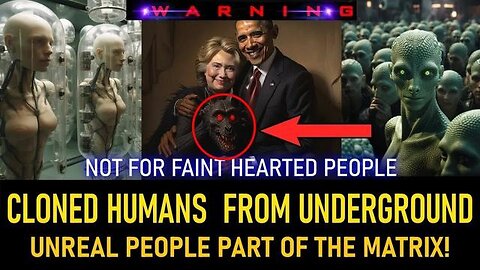 Cloned Humans From Underground Bases of the Illuminati!