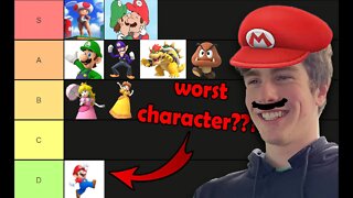 The ULTIMATE MARIO Character Ranking (TIER LIST)