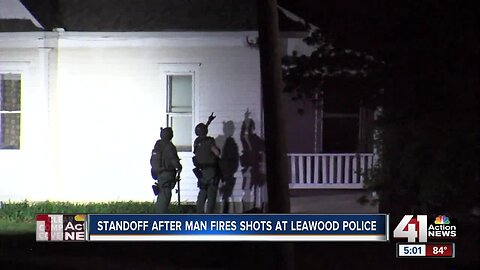 Man in custody after allegedly shooting at Leawood police