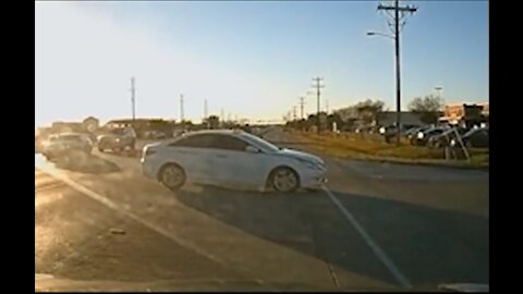 Man Doesn't Look Before Going Across "Empty" Lanes Of Traffic - Dashcam Clip Of The Day #130