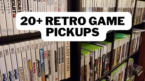 I will NEVER STOP Collecting | 20+ Retro Pickups with BONUS Hidden Gems - Game Pickups Episode 15
