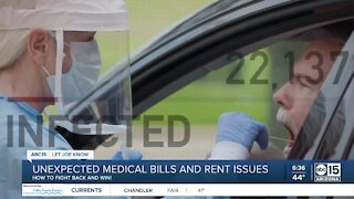 Unexpected medical bills and rent issues