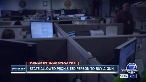 State background check failed to stop prohibited man from buying gun