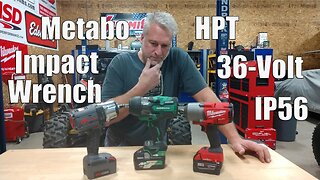 Construction Proof - METABO HPT Multivolt 36V Brushless 1/2" Impact Wrench IP56 Rated