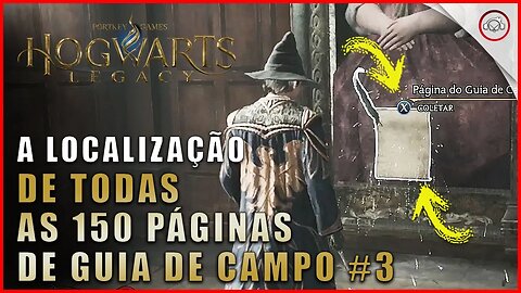 Hogwarts Legacy, A localização de todas as 150 Páginas do Guia de Campo #3 | Super-Dica