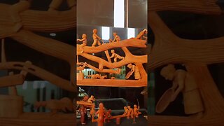 Moving Wooden Sculpture