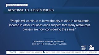 Circuit Court judge denies temporary restraining order against city’s ban on dining