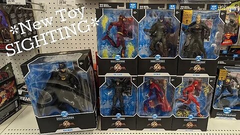 The Flash Movie DC Multiverse Figures at Target- Flash, Batman, & more- Rodimusbill New Toy Sighting