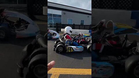 Thumbs up for speed! #gokart #racing