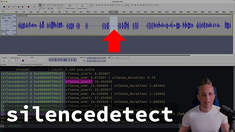 Find Silent Periods in Videos with ffmpeg