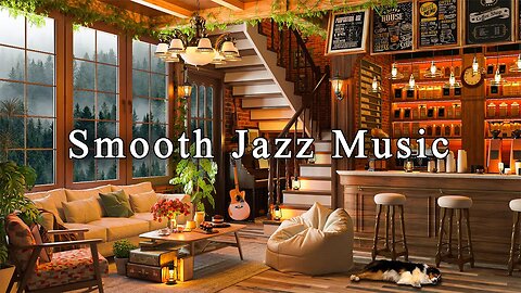 Relaxing Jazz Music for Stress Relief ☕ Cozy Coffee Shop Ambience ~ Smooth Jazz Instrumental Music