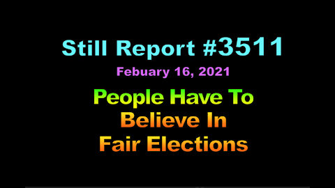 People Have To Believe In Fair Elections, 3511
