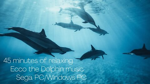 45 minutes of calm relaxing music sleep stress relief Ecco The Dolphin Soundtrack Music Sega CD/PC