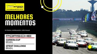 PORSCHE GT3 CUP BRASIL | MELHORES MOMENTOS | 5ª Etapa | INTERLAGOS | SÃO PAULO