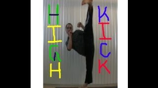 HIGH SIDE KICK Training High Kick Side Kick Powerful Fast Side, Roundhouse and Hook Kick.