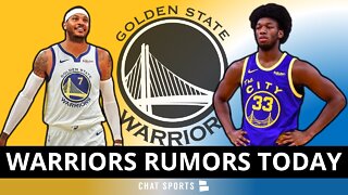 Warriors Rumors TODAY: Sign Carmelo Anthony? James Wiseman NBA Summer League + Andre Iguodala News
