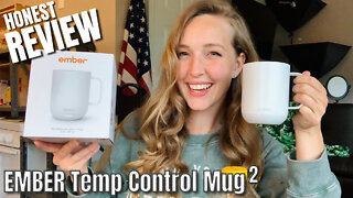 THE CUP THAT KEEPS COFFEE HOT! Ember Temperature Control Mug 2 - Honest Review ☕️ - Camille Harris