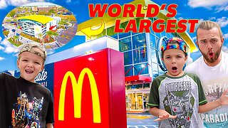 Eating At The World's Largest McDonalds | Exploring Central Florida