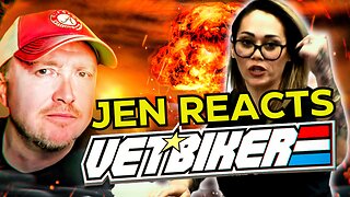 Jen Reacts Joins the Veteran Biker Live Stream!