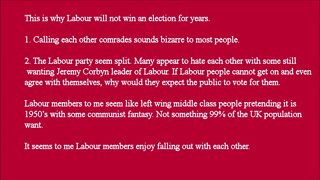 This is why Labour will not win an election for years #Labour