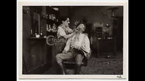 Charlie Chaplin - Deleted barber shop scene from Sunnyside
