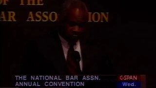 JULY 29, 1998 Associate Justice Clarence Thomas speech to black attorneys