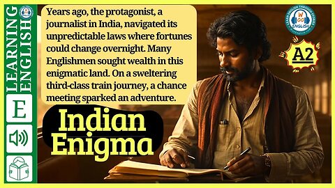 Learn English through story ⭐ level 2 ⭐ Indian Enigma