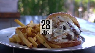 SIMPLY SWEET: 28 Day Aged Mushroom Burger