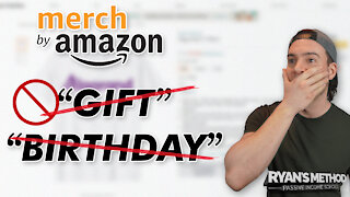 CONTENT POLICY UPDATE! Amazon Merch Disallows "gift" & "birthday"🚫