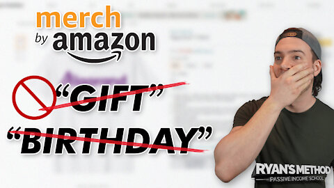 CONTENT POLICY UPDATE! Amazon Merch Disallows "gift" & "birthday"🚫