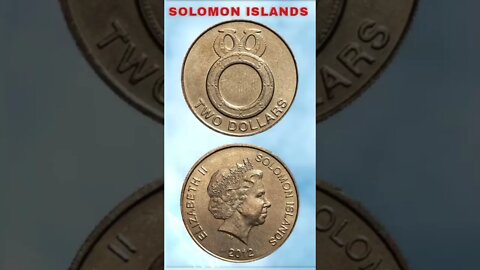 Solomon Islands 2 Dollars 2012.#shorts #coinnotesz #viral