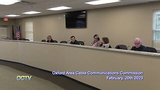 Oxford Area Cable Communications Commission: February, 20th 2023