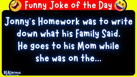 Daily Joke of the Day - Funny Short Joke - Lil Johnny Joke