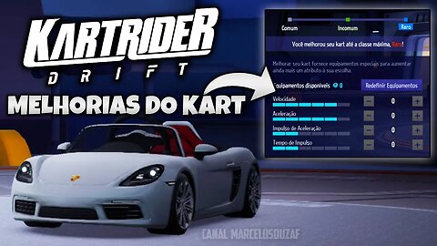 Upgrade de Kart com a Porsche no KartRider Drift