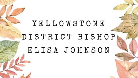 District Bishop Elisa Johnson