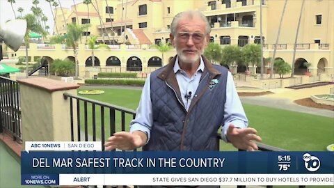 Del Mar named safest track in the country