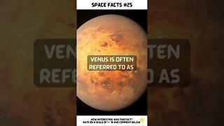 Space Facts: Venus was once earthlike?🤯🌋 #shorts