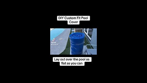 DIY Custom Pool Cover