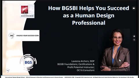 Welcome Human Design Professionals - learn BG5BI Success Codes