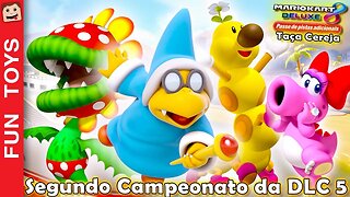 Quatro Jogadores no Segundo Campeonato da 5ª DLC do MARIO KART 8 Deluxe 🏁 Taça CEREJA! 🍒