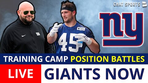 New York Giants Rumors & News On Position Battles To Watch At Giants Training Camp | LIVE