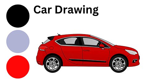 How to draw a car EASY step by step for beginners 8