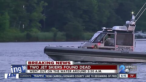 Anne Arundel Co Fire crews recovered the bodies of missing jet skiers in Edgewater