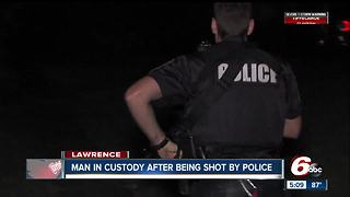 Suspect in Lawrence police chase shot by police, arrested