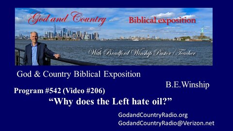 206 - Why does the Left hate oil?For